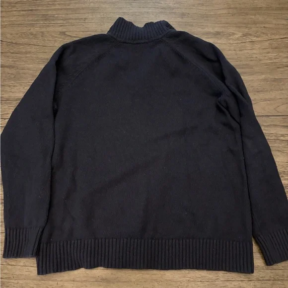 Boden Navy V-Neck Women's Sweater - Picture 4 of 5